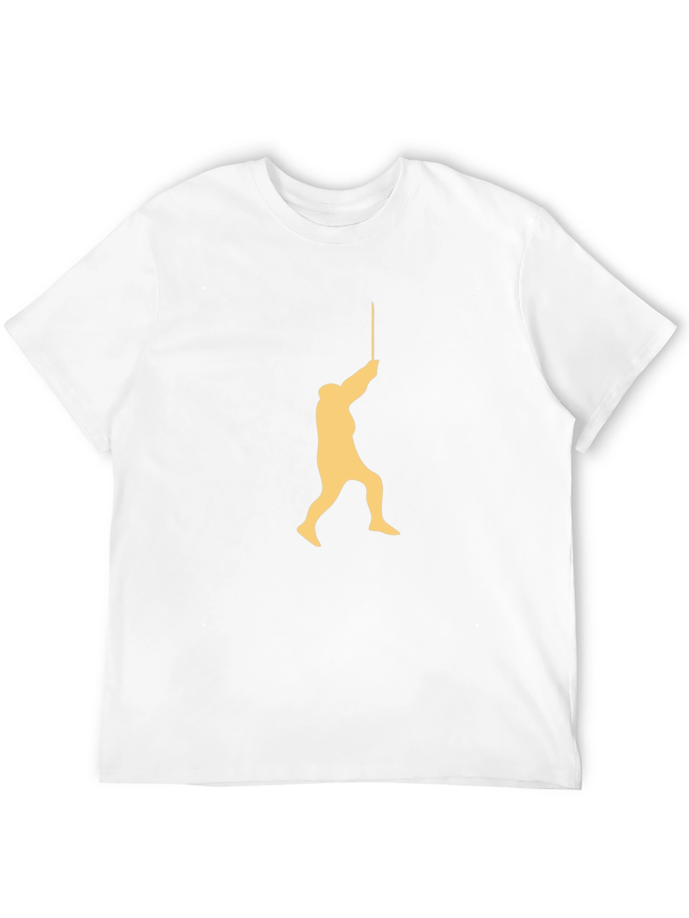 Fencing Silhouette Graphic Tee - Black