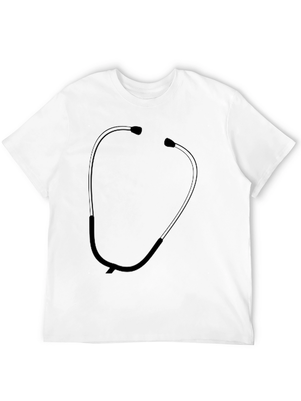Stethoscope Graphic Black T-Shirt