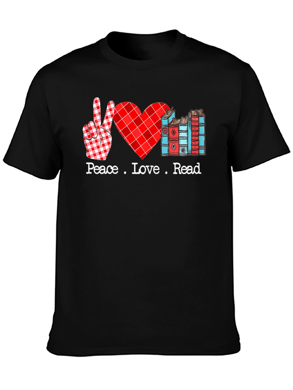 Peace Love Read Graphic Tee