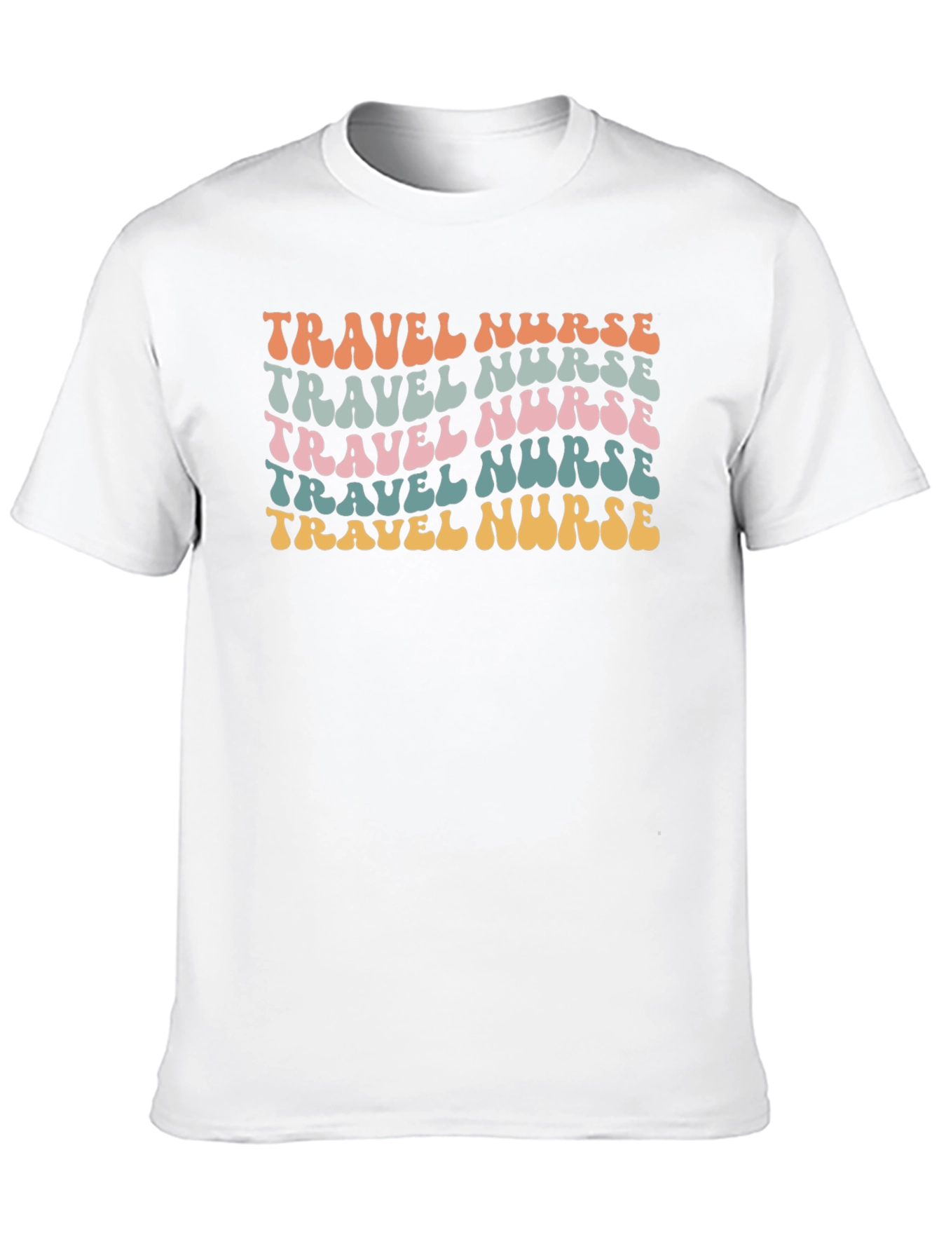 Retro Travel Nurse Graphic Tee