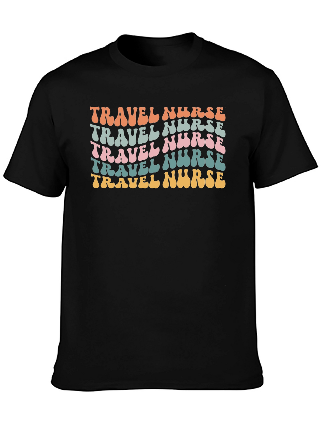 Retro Travel Nurse Graphic Tee