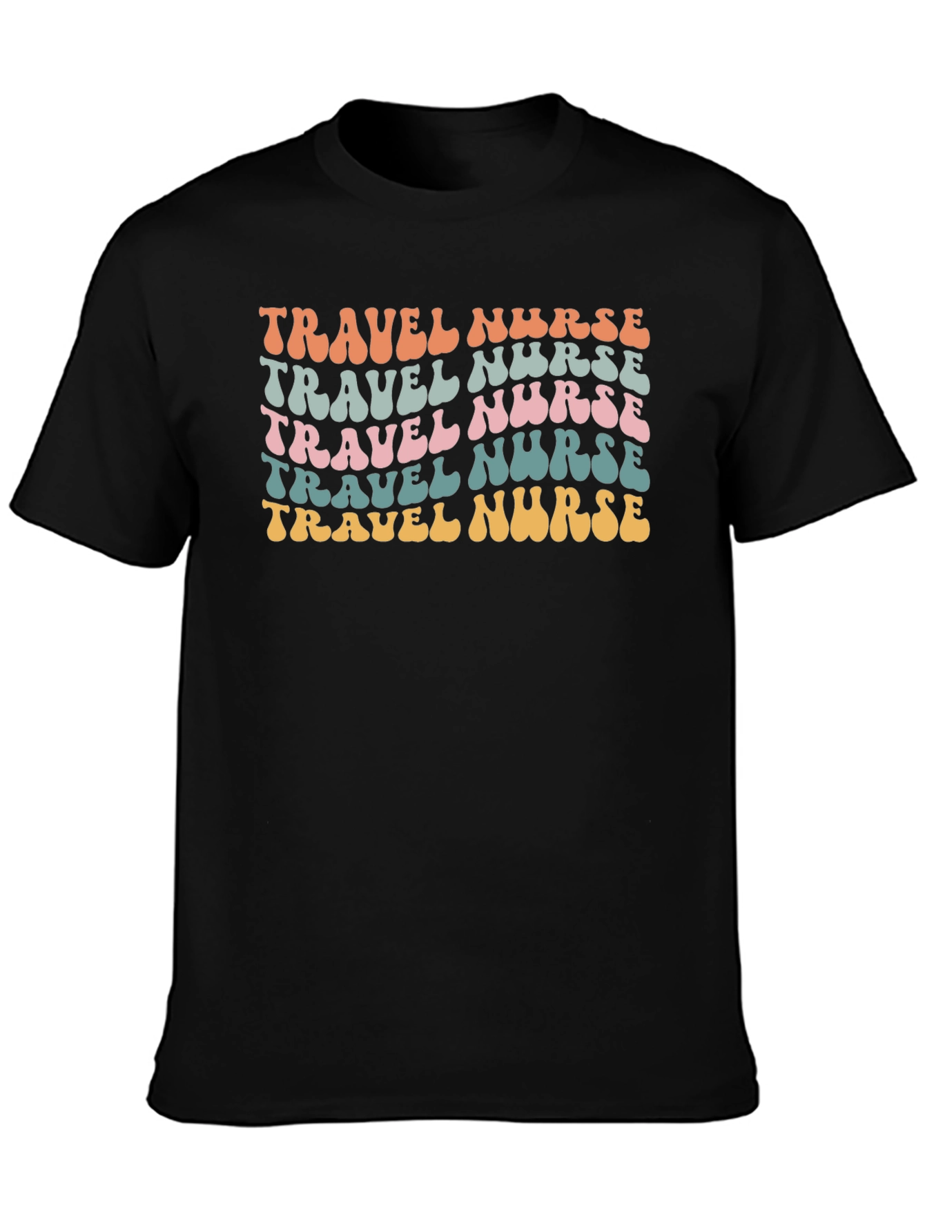 Retro Travel Nurse Graphic Tee