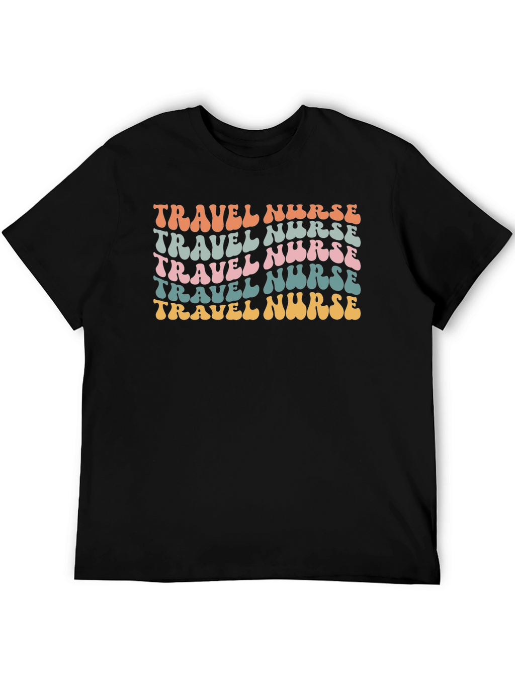 Retro Travel Nurse Graphic Tee