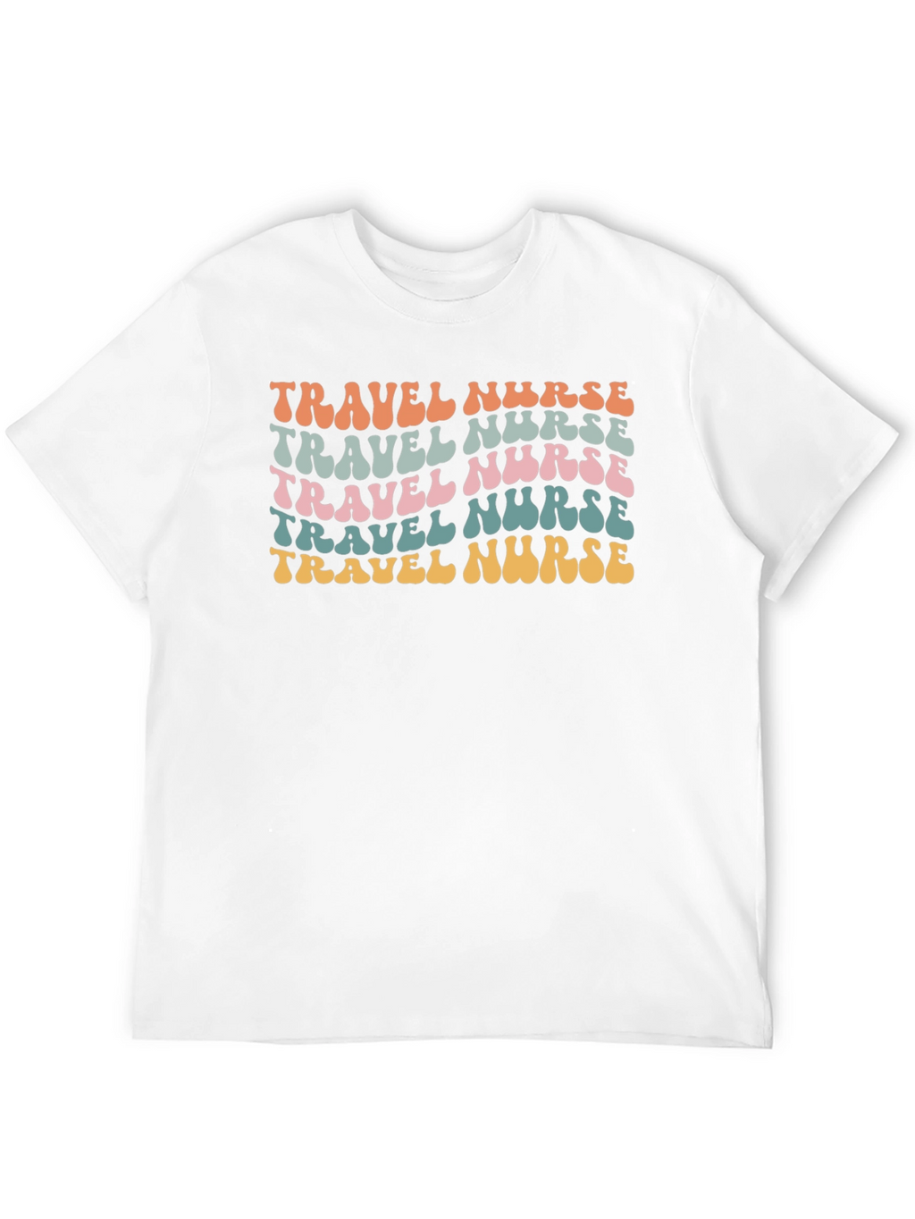 Retro Travel Nurse Graphic Tee
