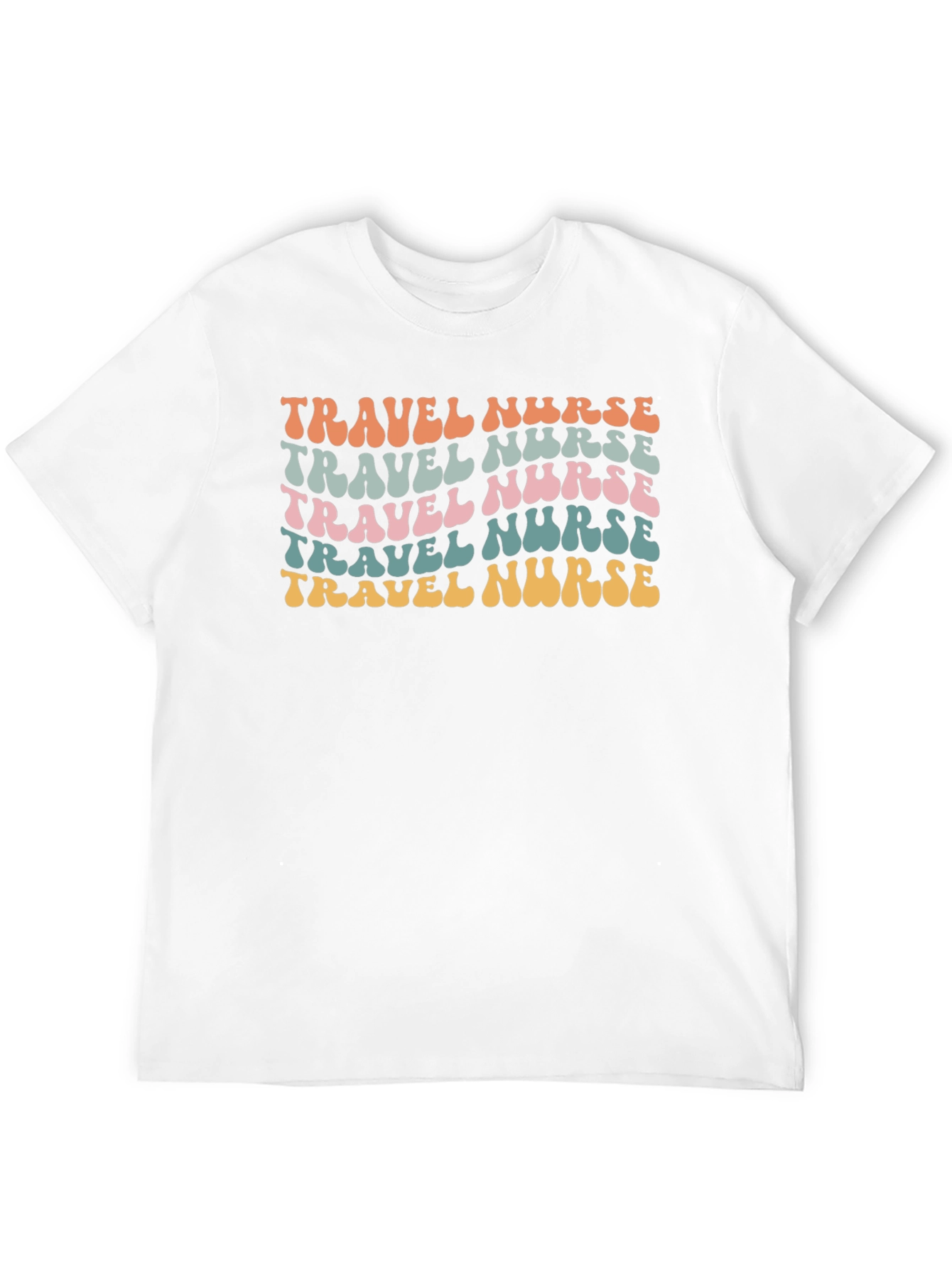 Retro Travel Nurse Graphic Tee