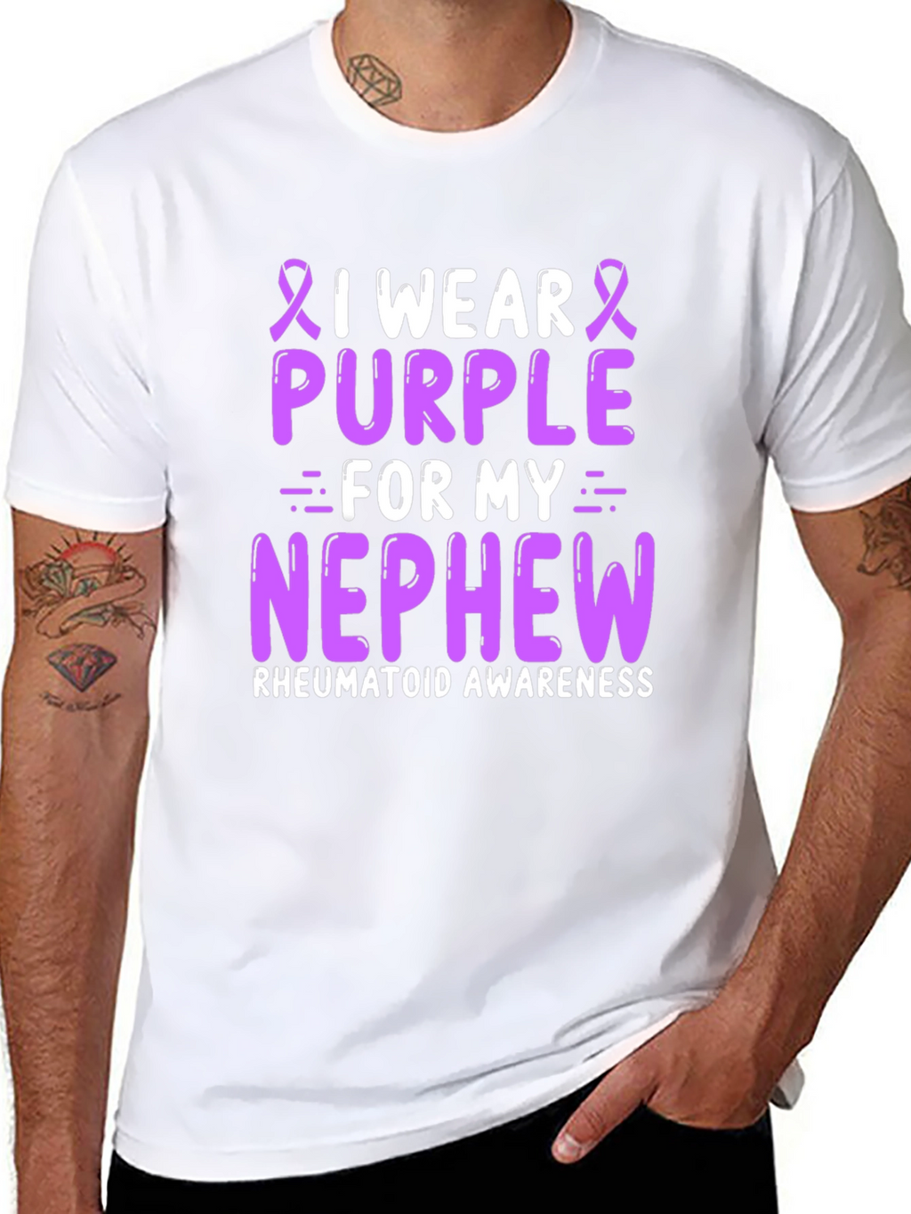 Purple Rheumatoid Awareness T-Shirt