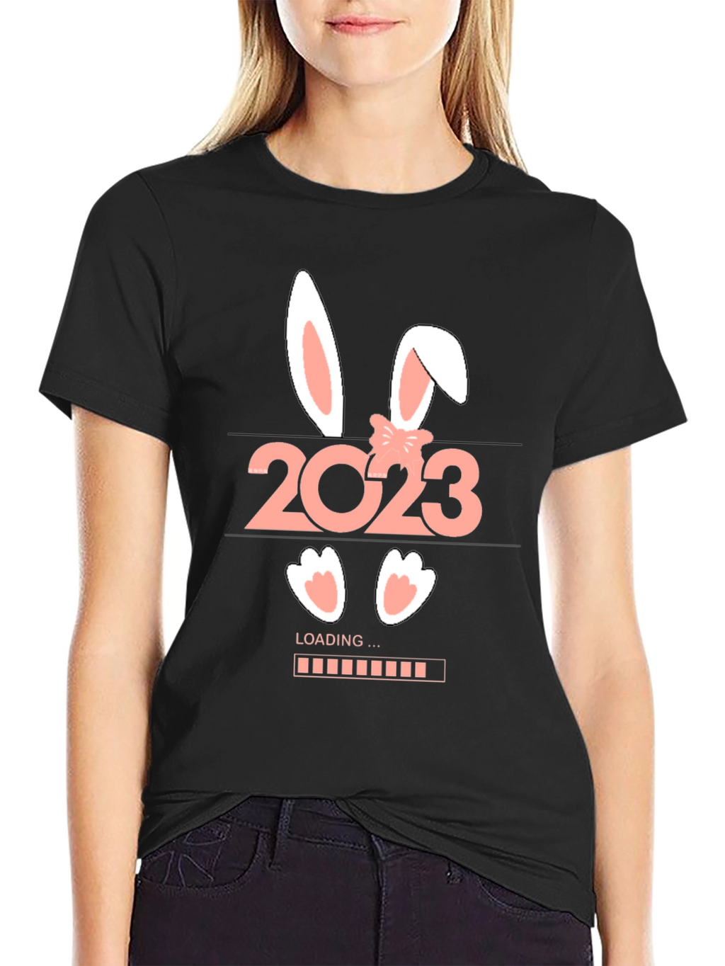 2023 Easter Loading Bunny T-Shirt