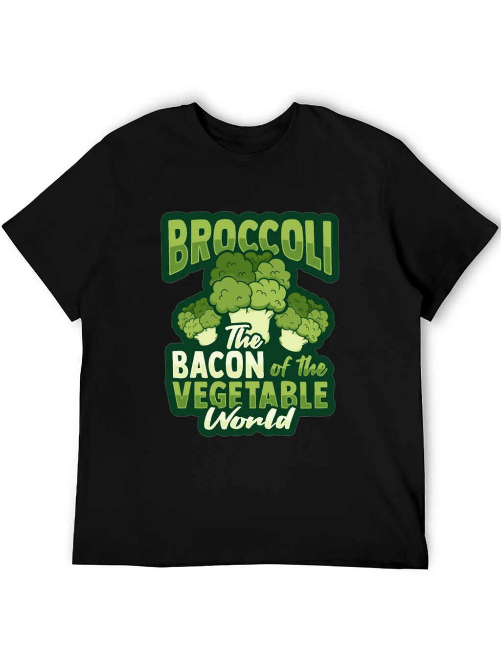 Broccoli Bacon Vegetable World T-Shirt