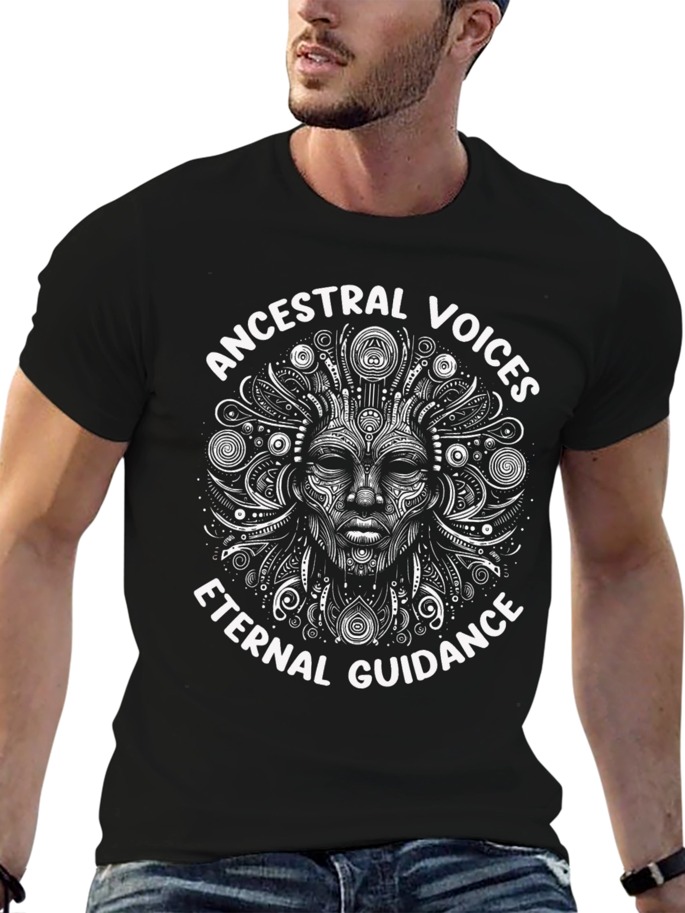 Ancestral Voices T-Shirt - Eternal Guidance Design