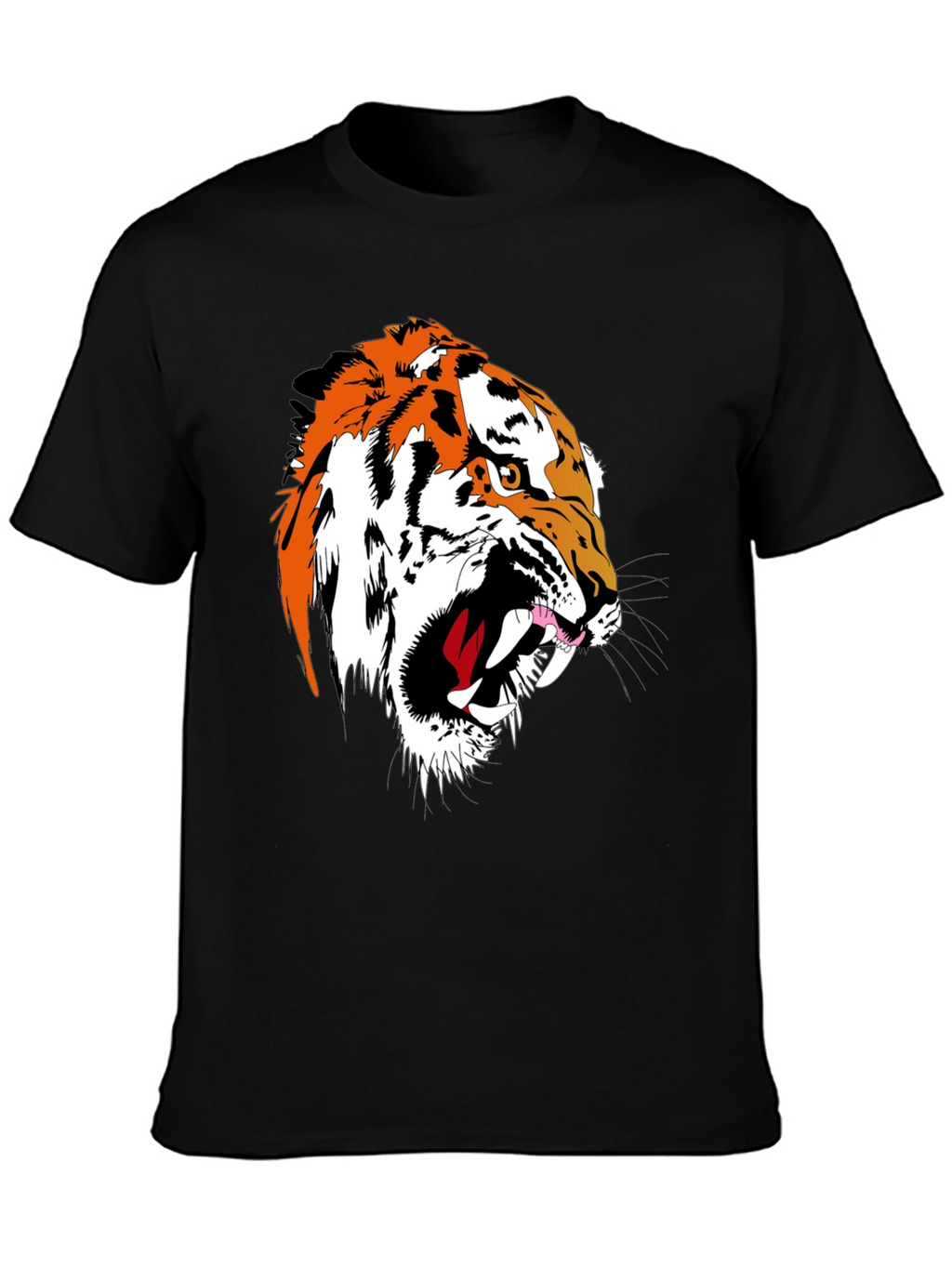 Tiger Graphic Tee - Fierce Black T-Shirt