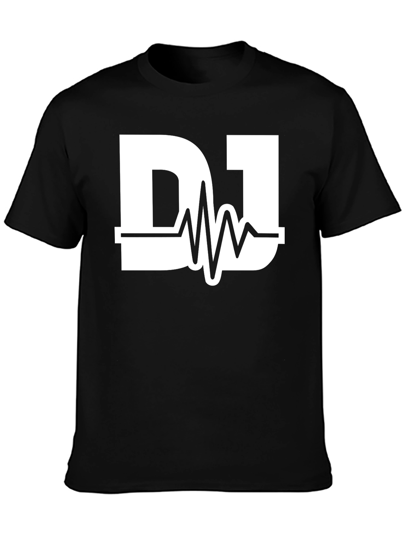 DJ Pulse Graphic Black T-Shirt