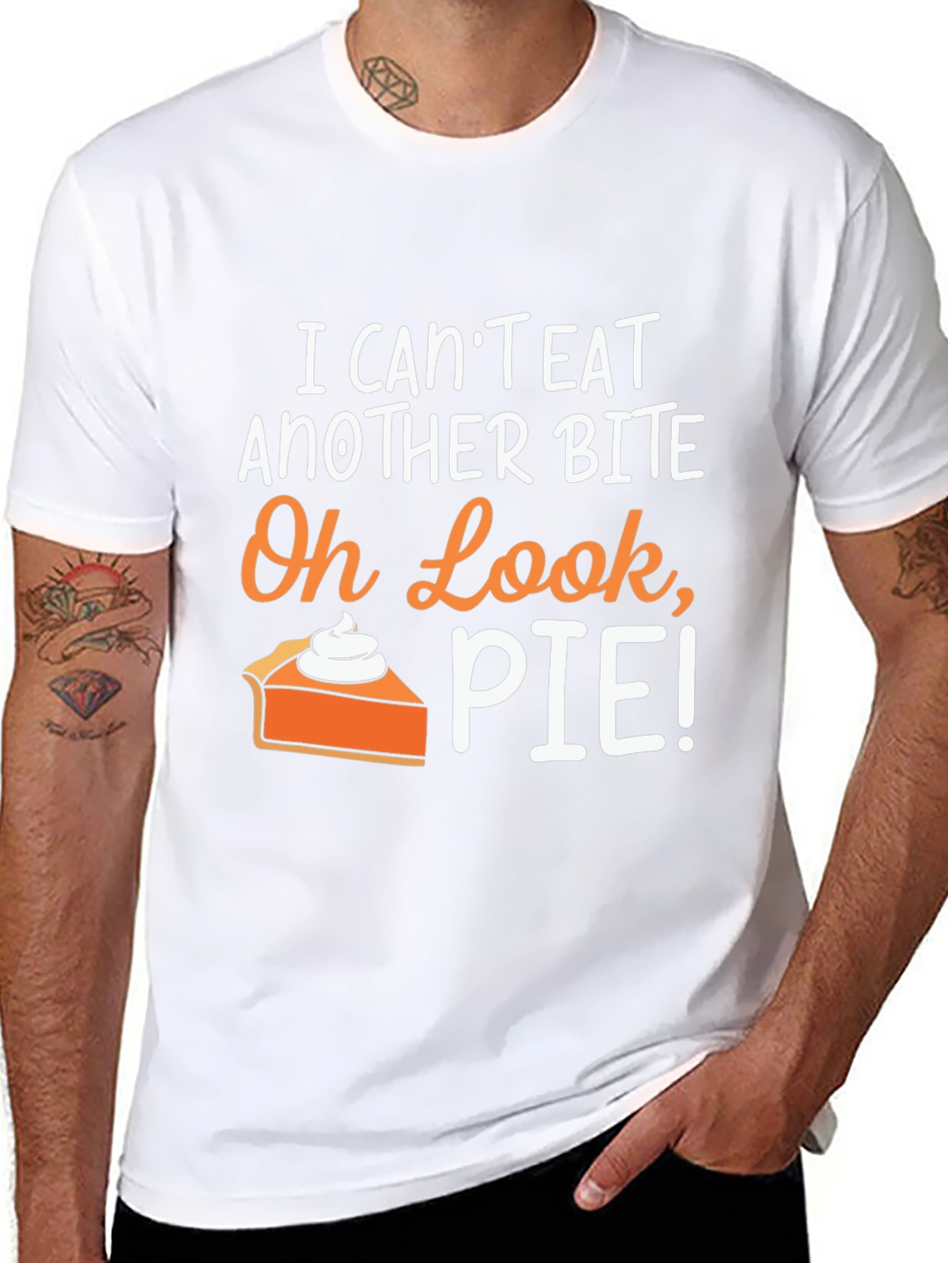 Funny Thanksgiving Pie Graphic T-Shirt