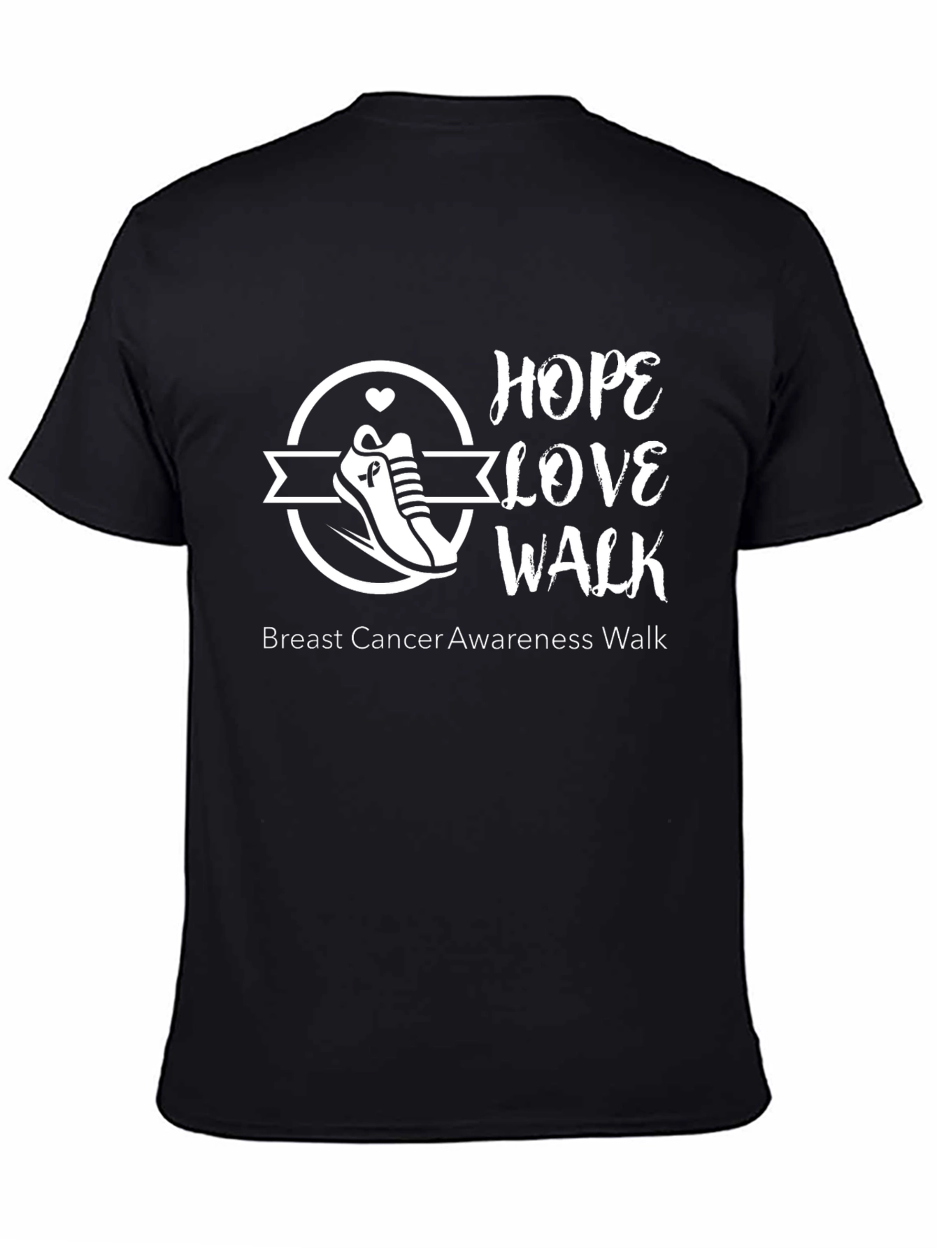 Hope Love Walk Breast Cancer Awareness T-Shirt