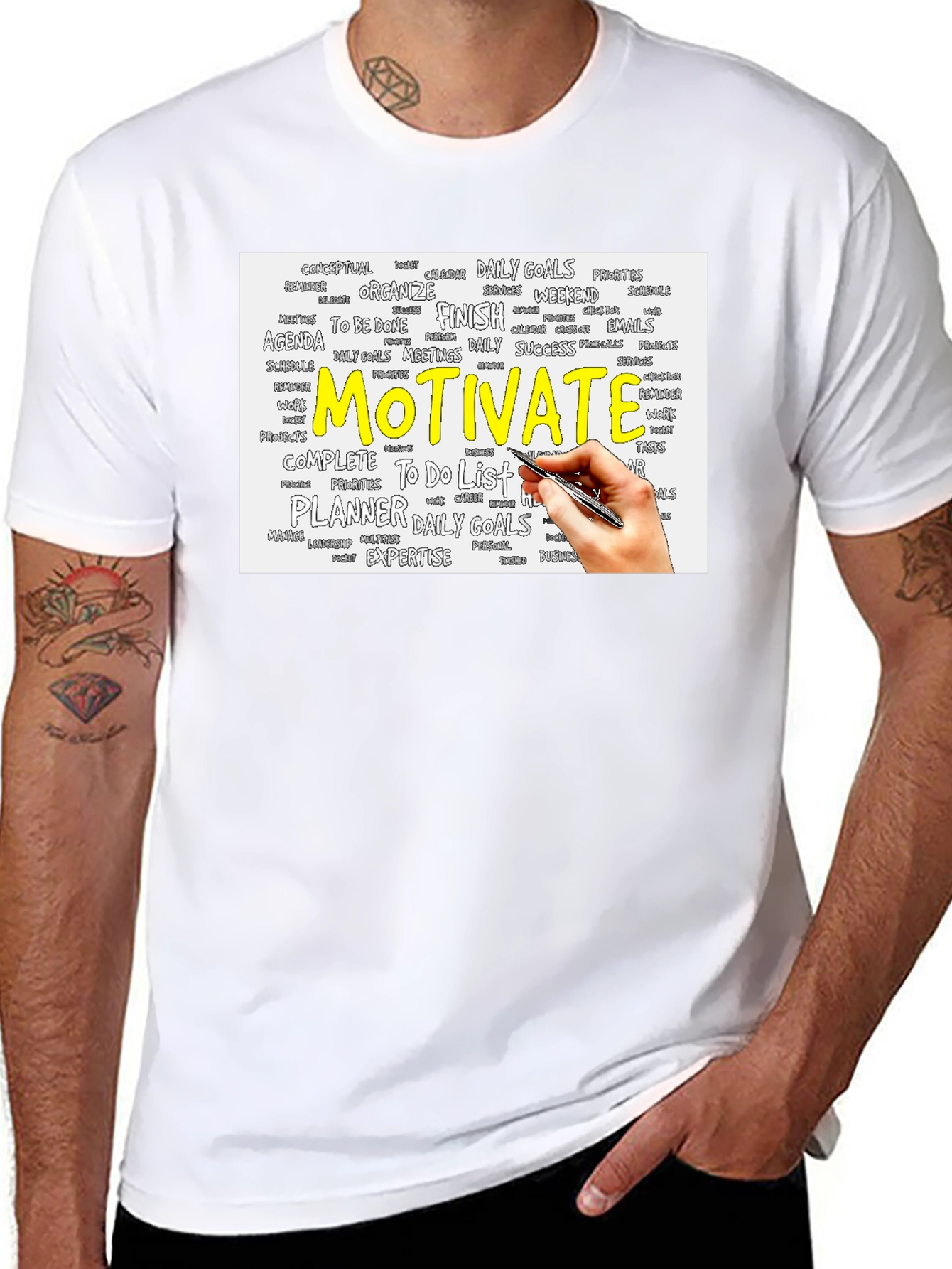 Motivate Daily Goals T-Shirt