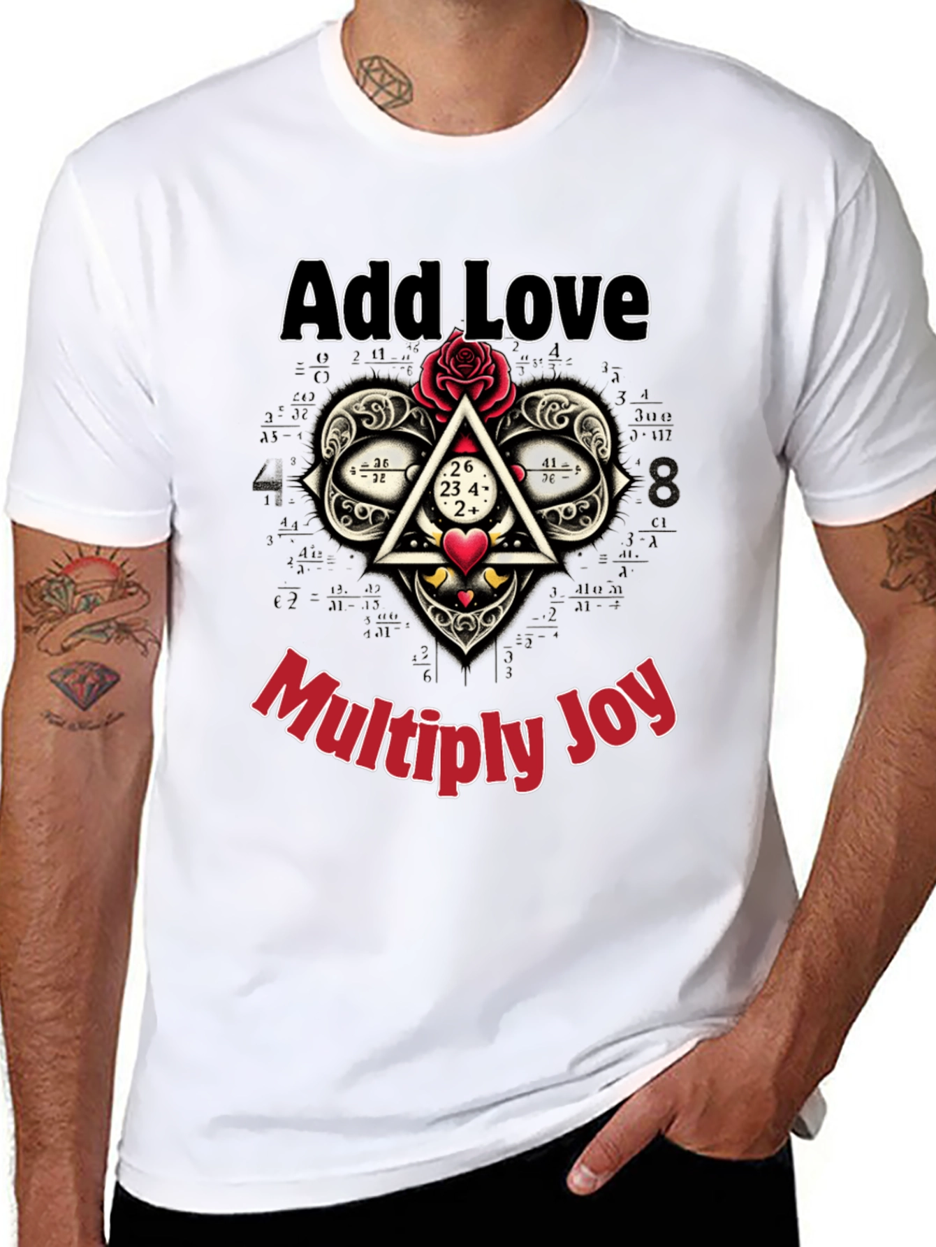 Add Love Multiply Joy Graphic Tee