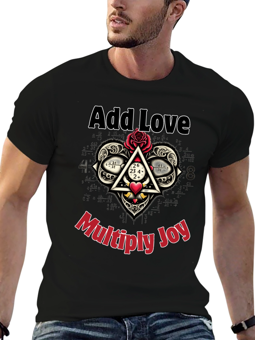 Add Love Multiply Joy Graphic Tee