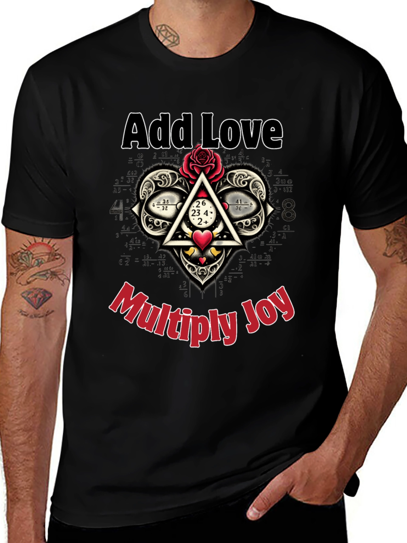 Add Love Multiply Joy Graphic Tee