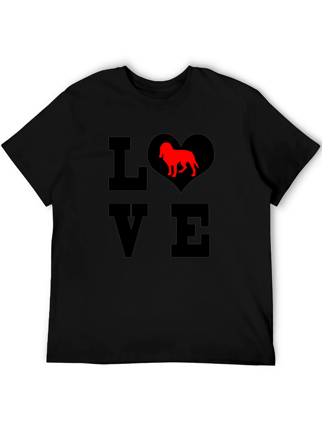 Dog Lover T-Shirt - Heart Design