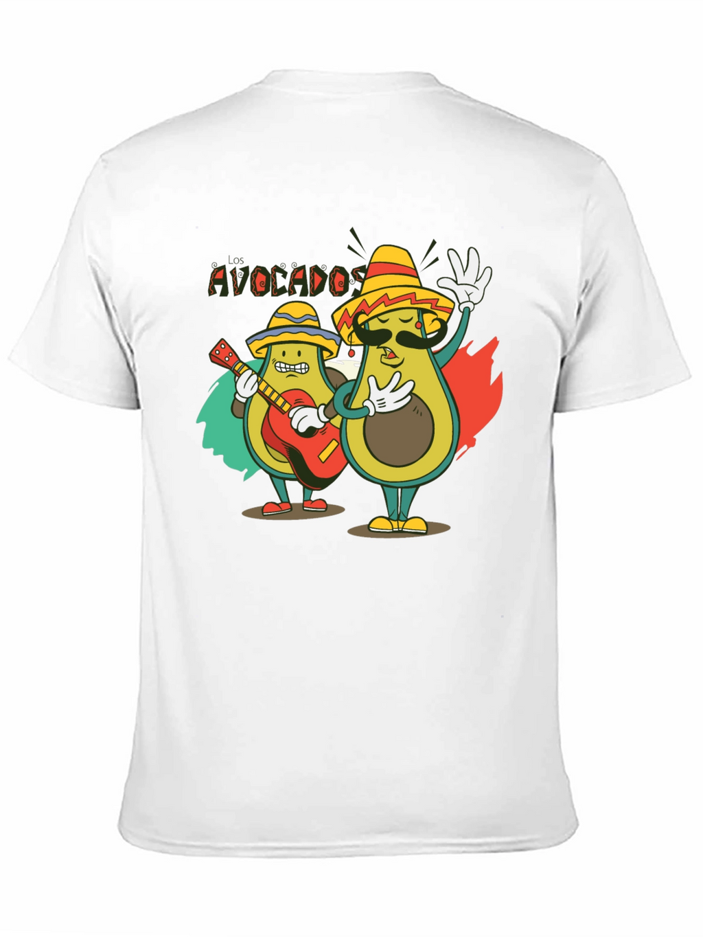 Avocado Mariachi Black T-Shirt