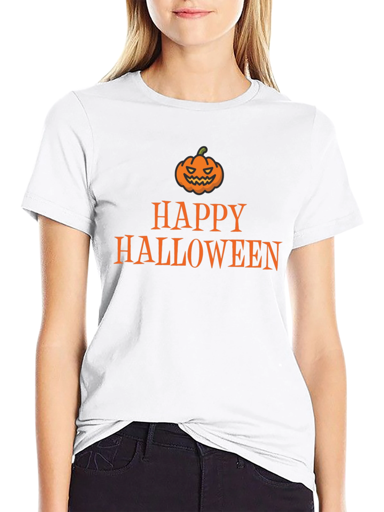 Happy Halloween Pumpkin Graphic Tee