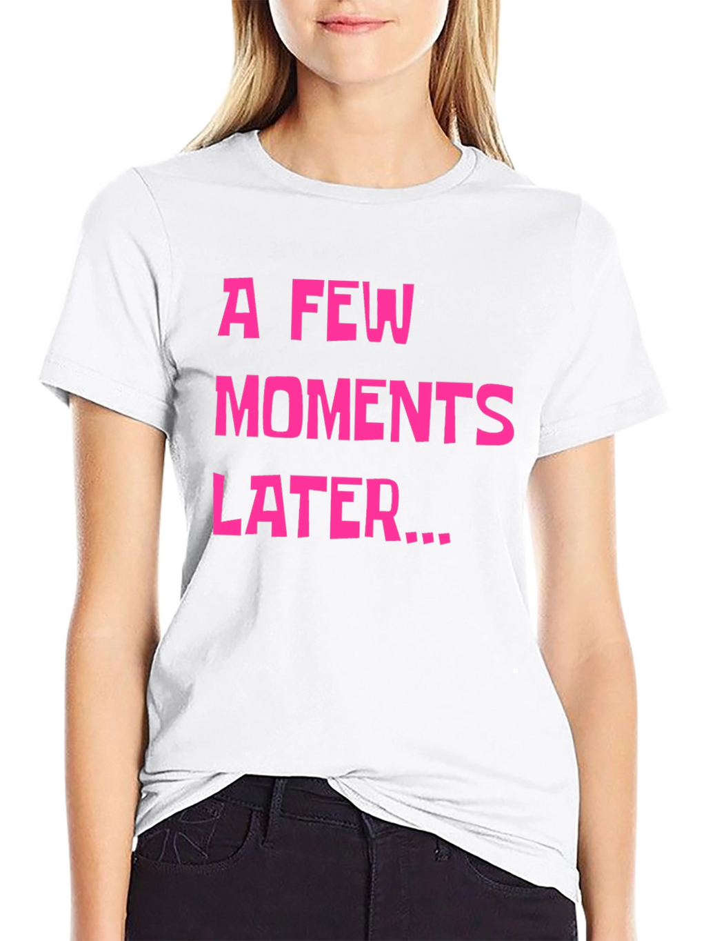 A Few Moments Later Graphic Tee - Black