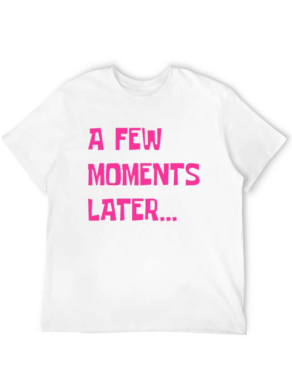 A Few Moments Later Graphic Tee - Black