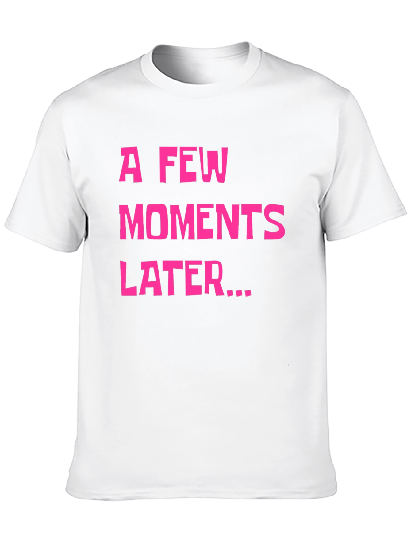 A Few Moments Later Graphic Tee - Black