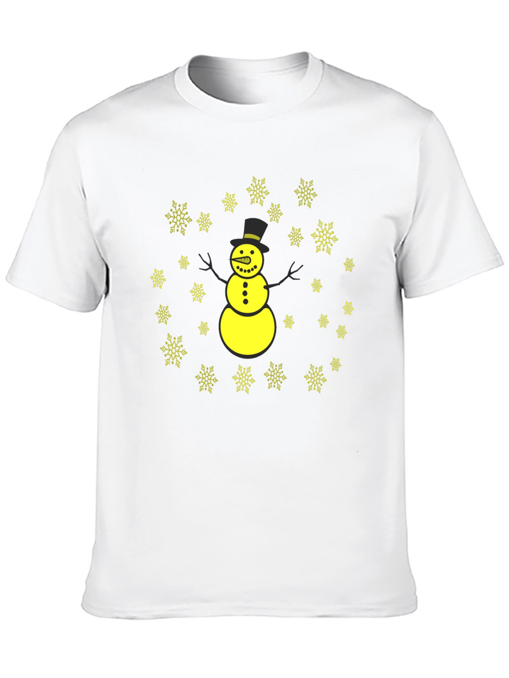 Snowman Snowflake Graphic Tee