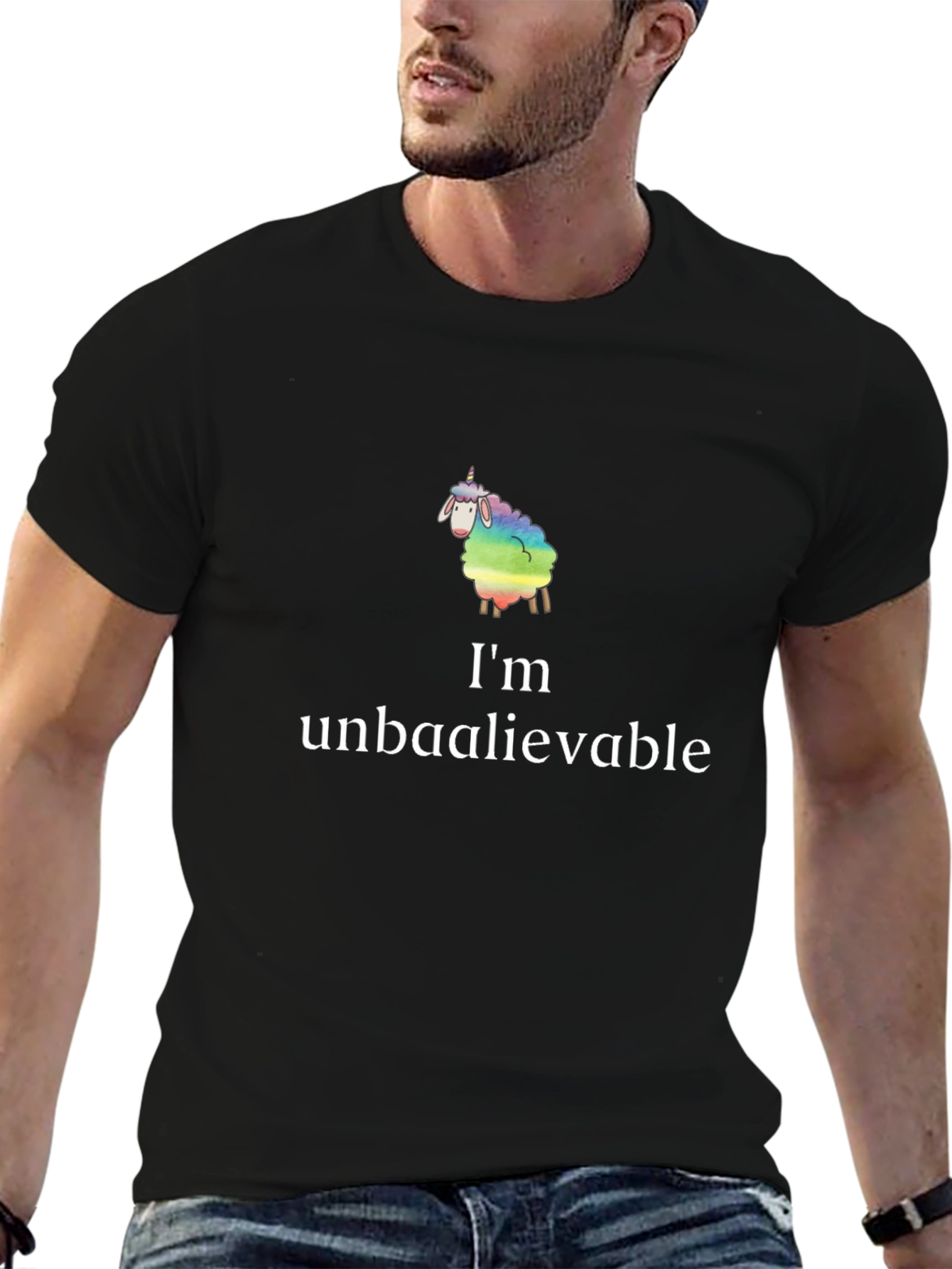 Unbaaaleivable Sheep Graphic T-Shirt