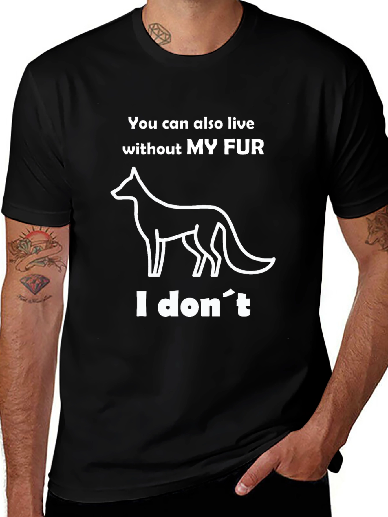 Sarcastic Fox Graphic T-Shirt - Animal Lover Tee