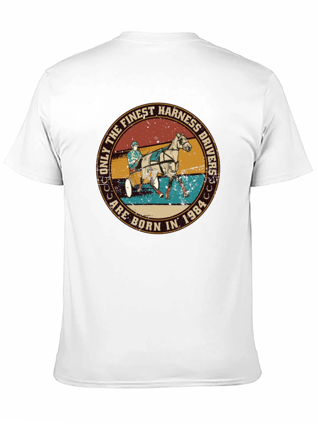 Finest Harness Drivers Born in 1984 Black Tee