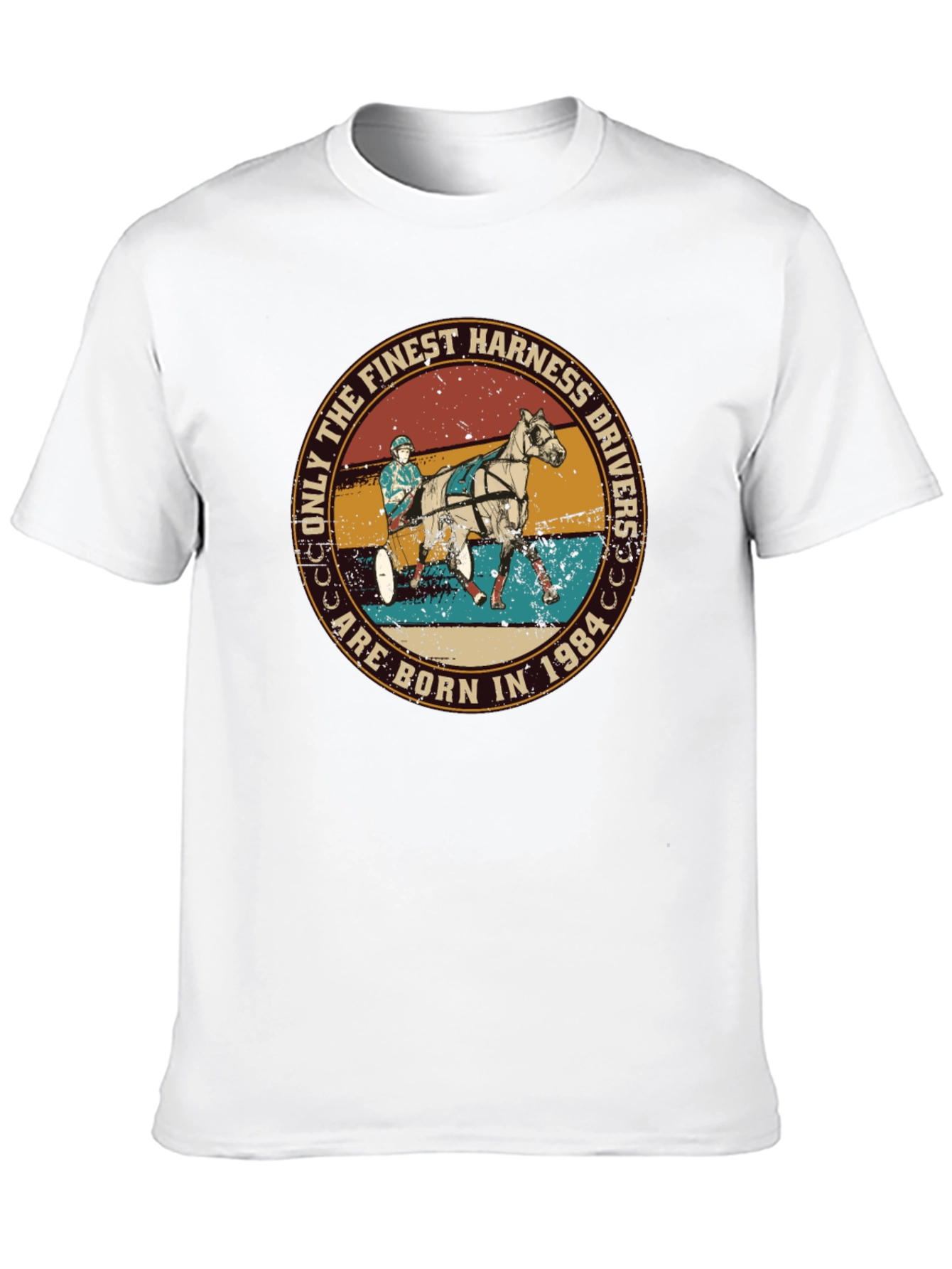 Finest Harness Drivers Born in 1984 Black Tee