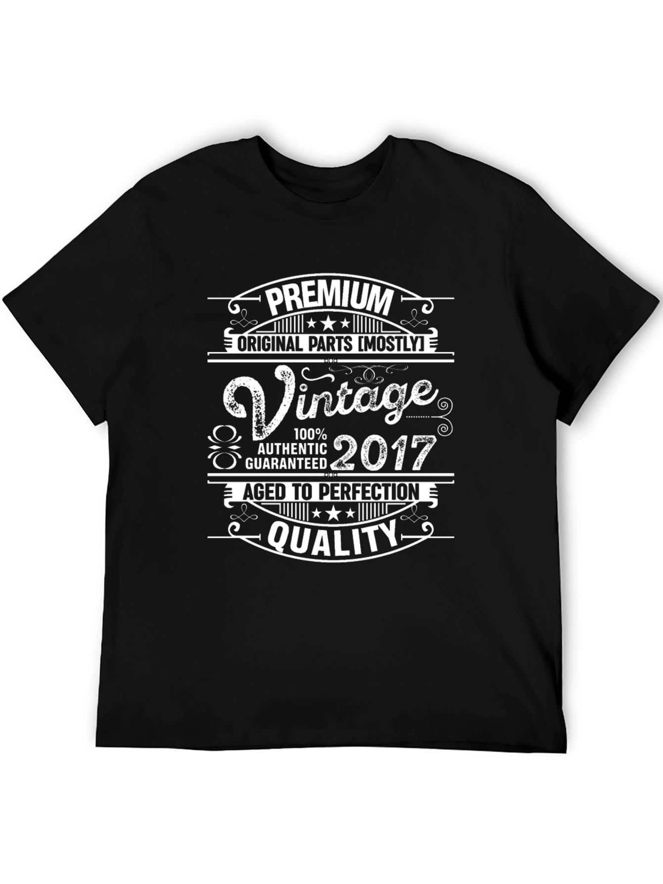 Vintage 2017 Premium Quality T-Shirt