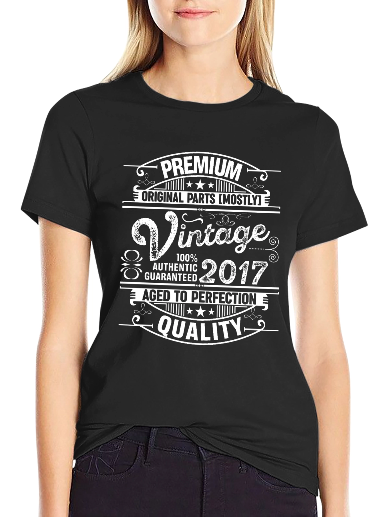 Vintage 2017 Premium Quality T-Shirt