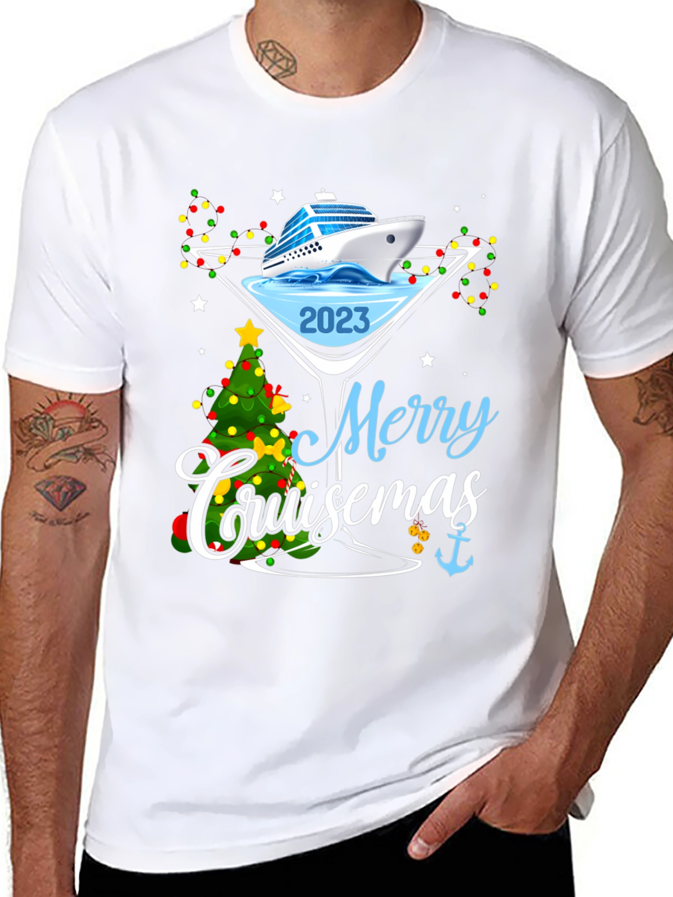 Merry Cruisemas 2023 T-Shirt Cruise Christmas Tee