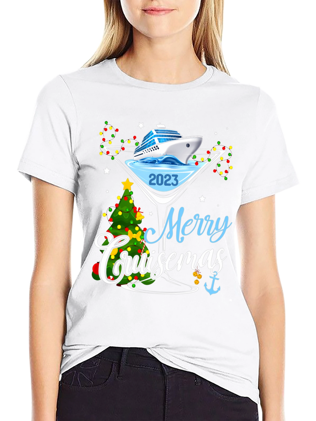 Merry Cruisemas 2023 T-Shirt Cruise Christmas Tee