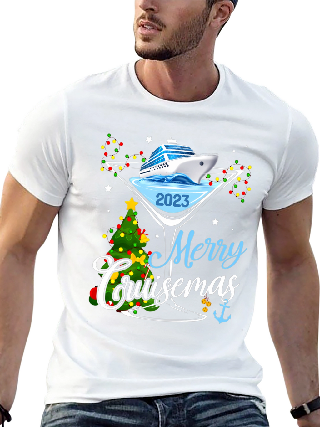 Merry Cruisemas 2023 T-Shirt Cruise Christmas Tee