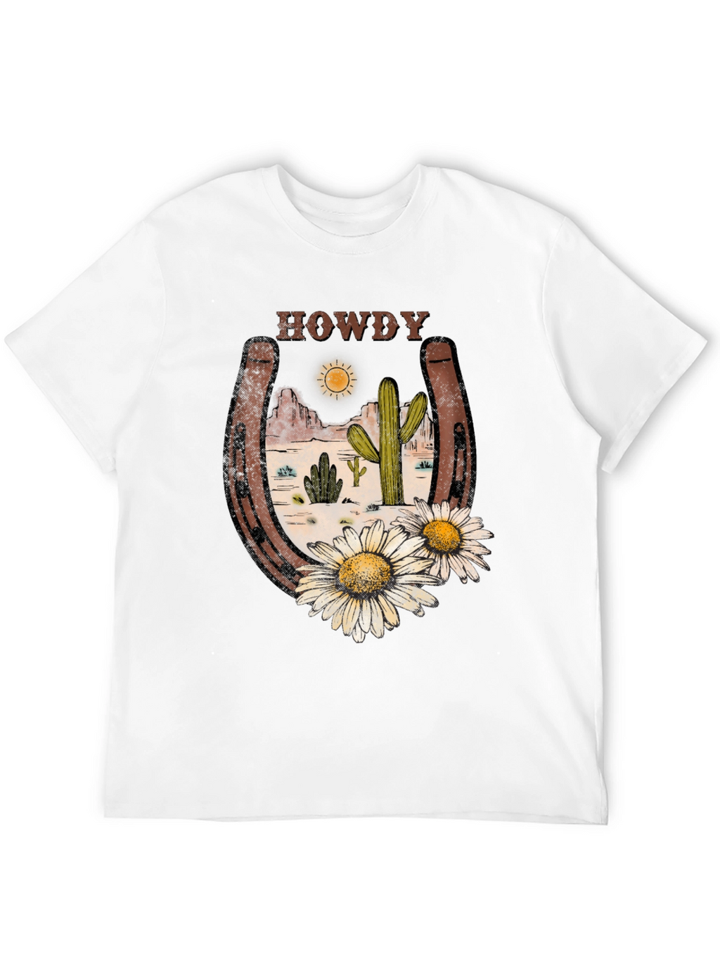 Howdy Desert Horseshoe Graphic Tee