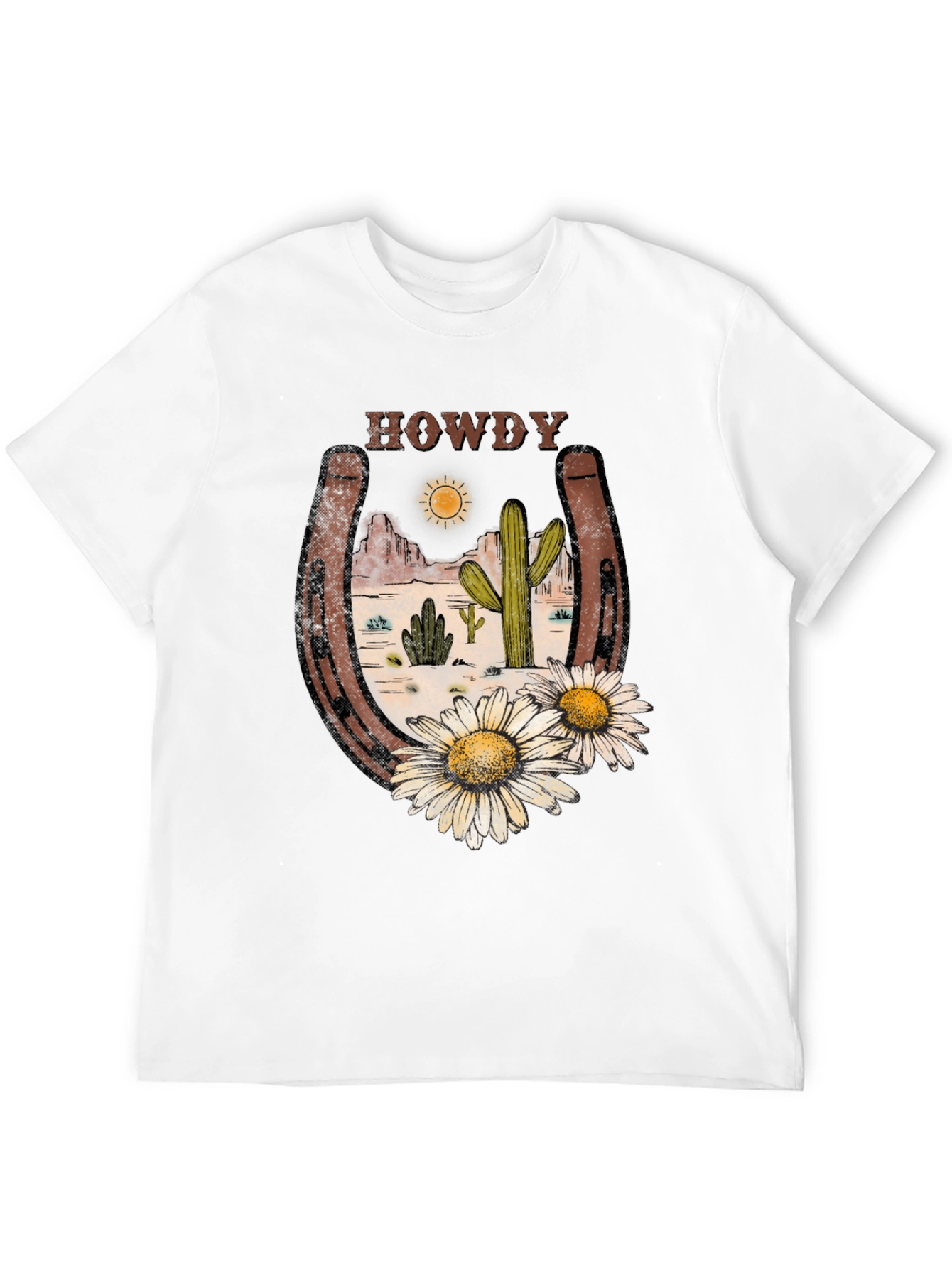Howdy Desert Horseshoe Graphic Tee