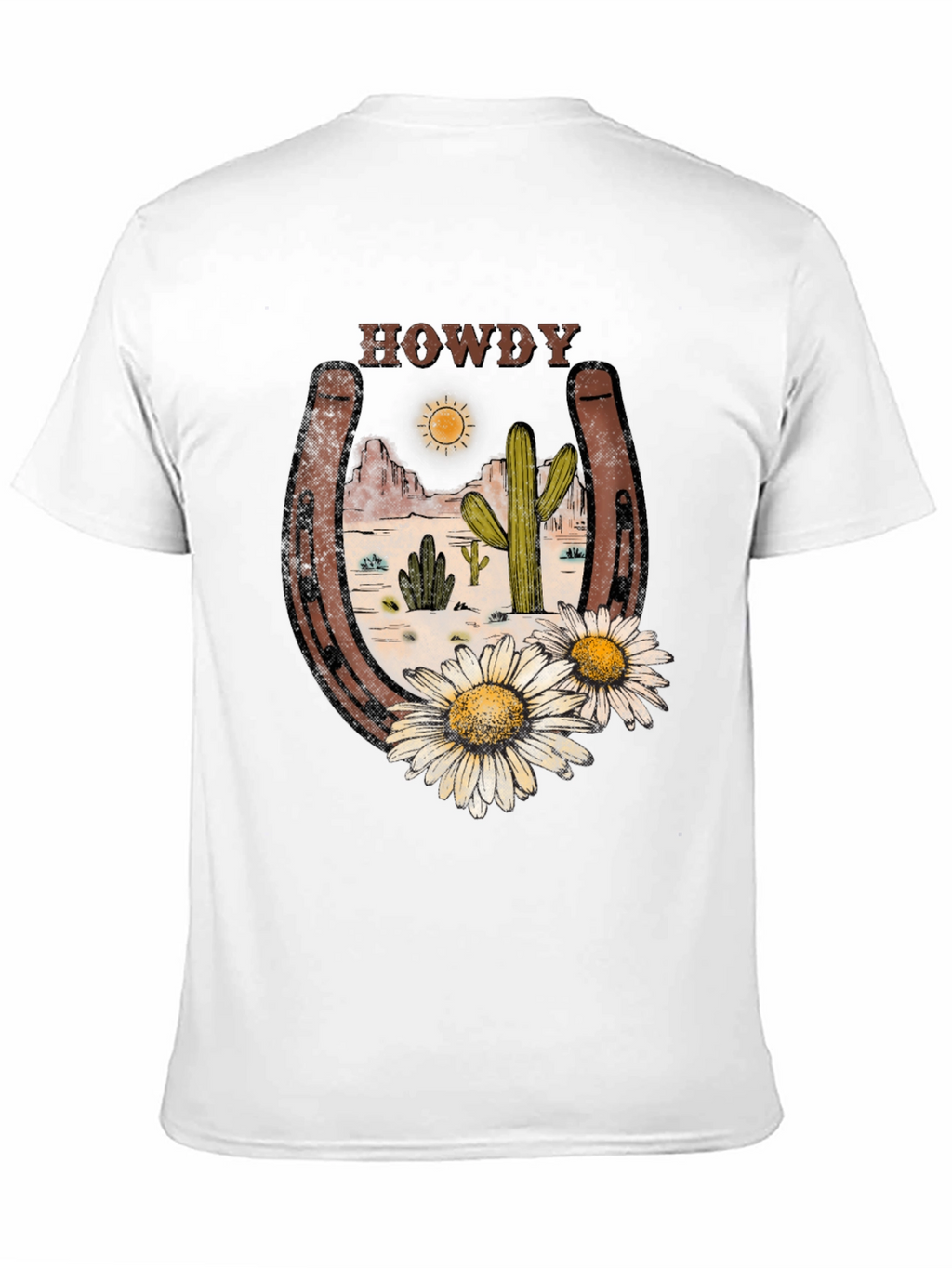 Howdy Desert Horseshoe Graphic Tee