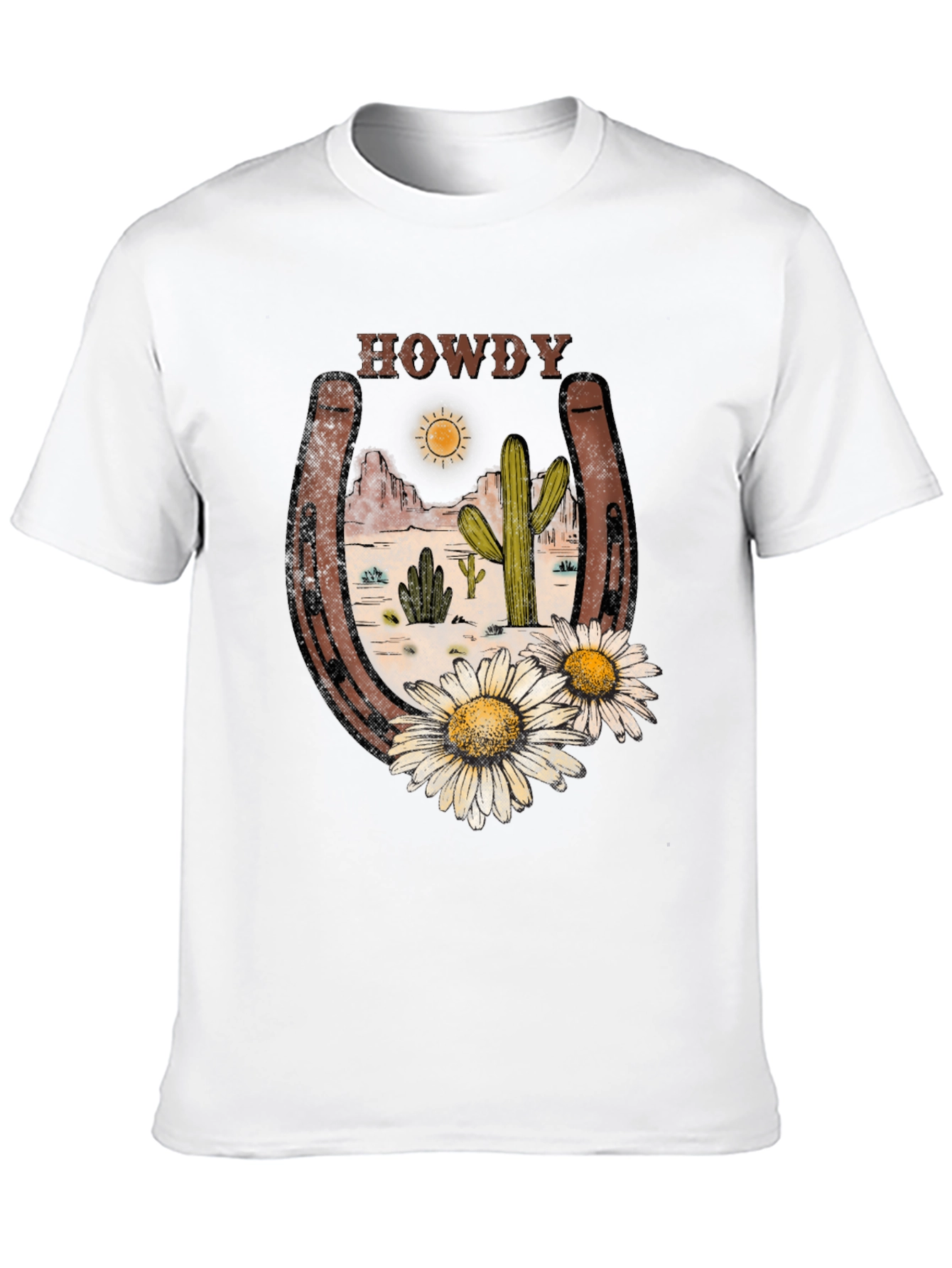 Howdy Desert Horseshoe Graphic Tee