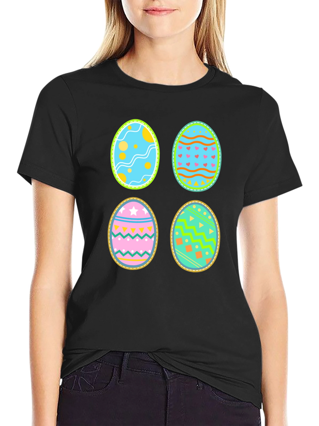 Festive Easter Egg T-Shirt - Fun Holiday Apparel