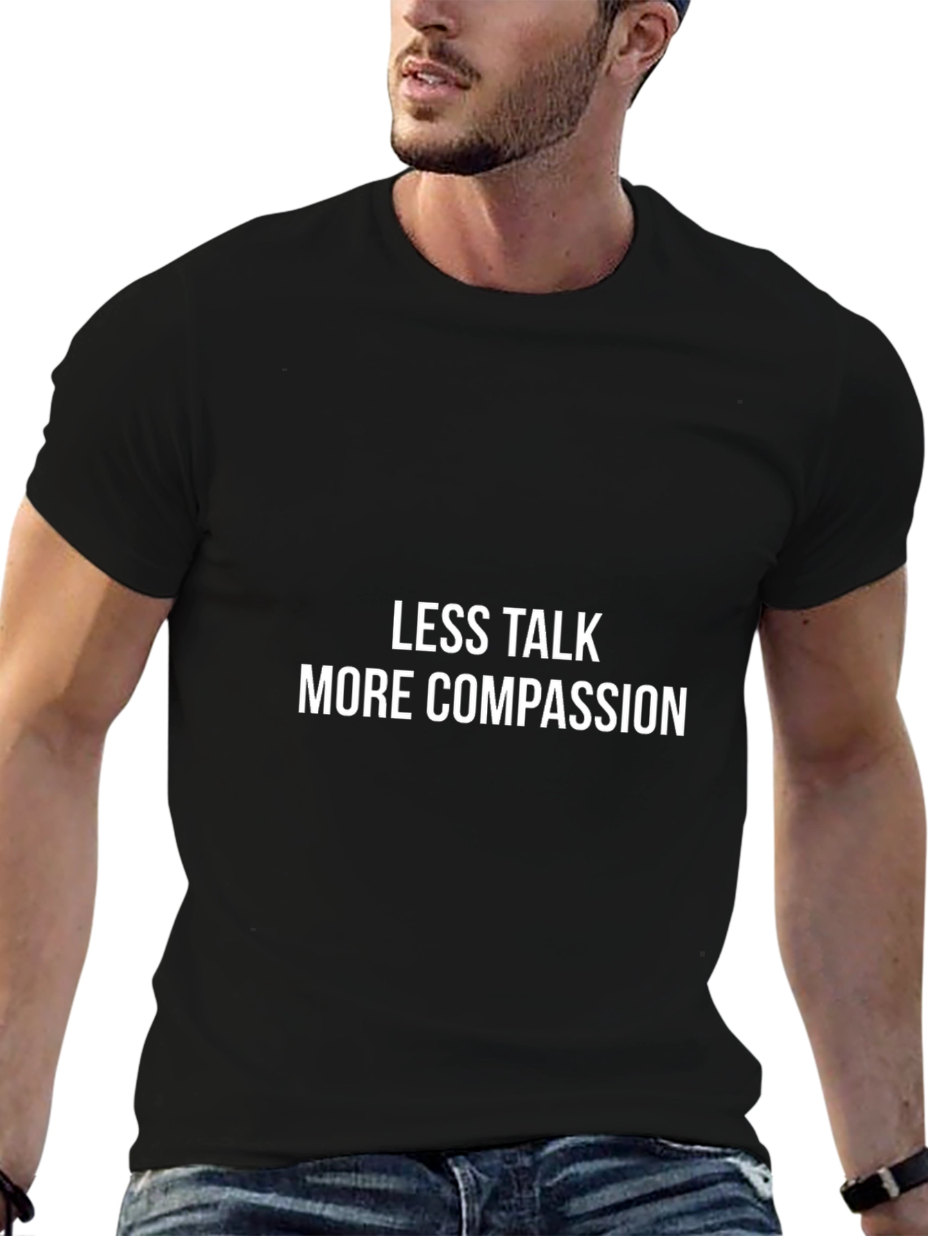 Less Talk More Compassion Graphic T-Shirt
