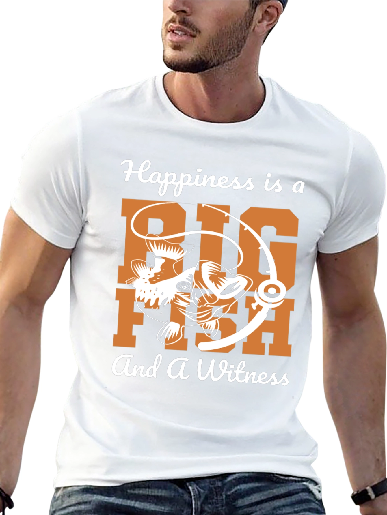 Fishing T-Shirt: Big Fish & A Witness