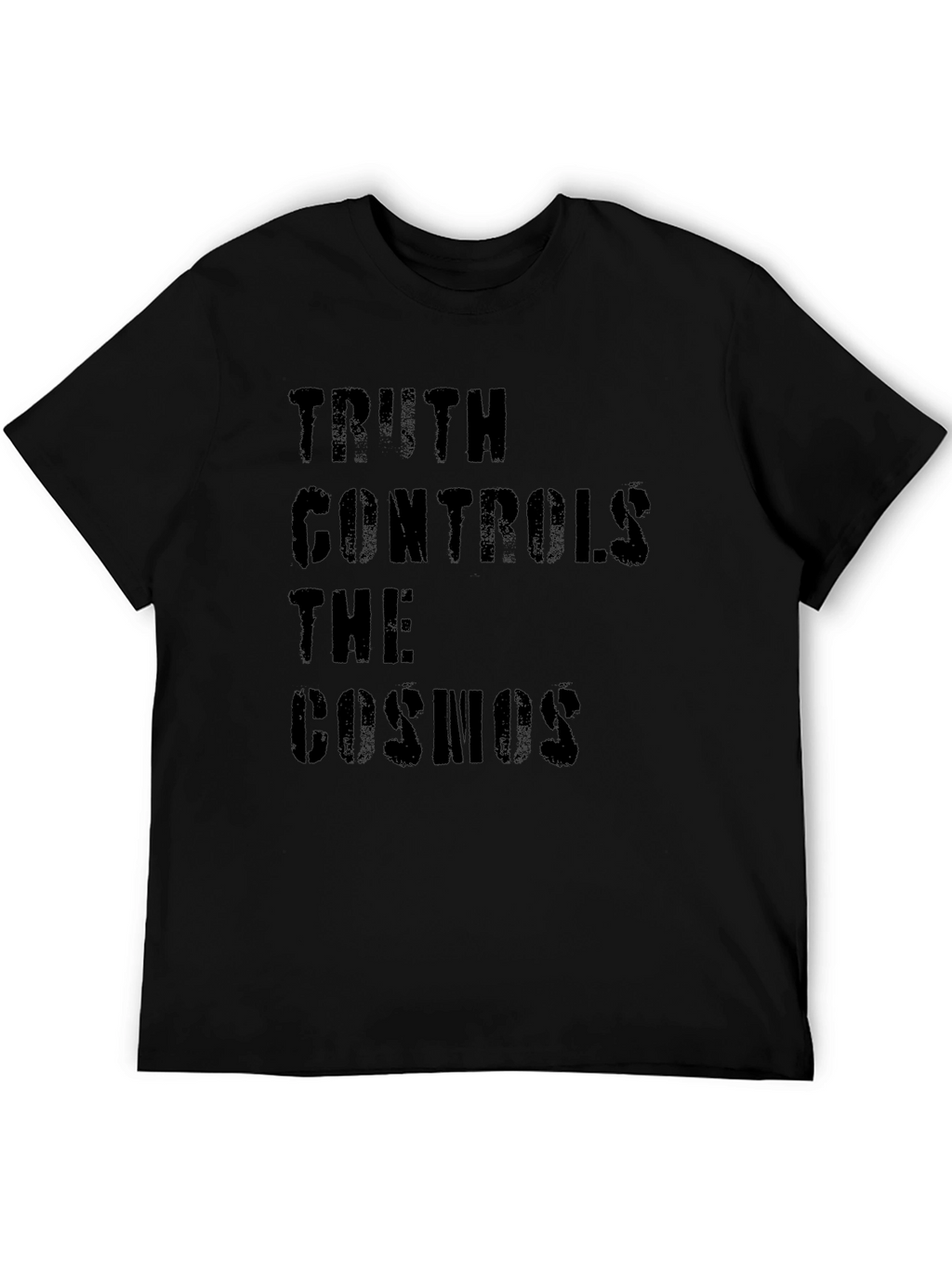 Truth Controls The Cosmos Graphic Tee - Black