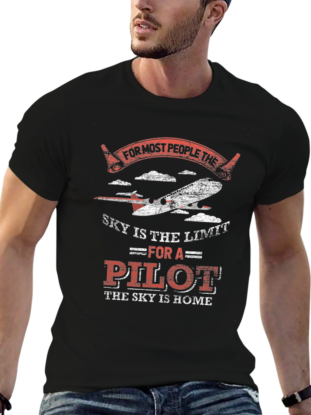 Pilot T-Shirt - Sky is Home