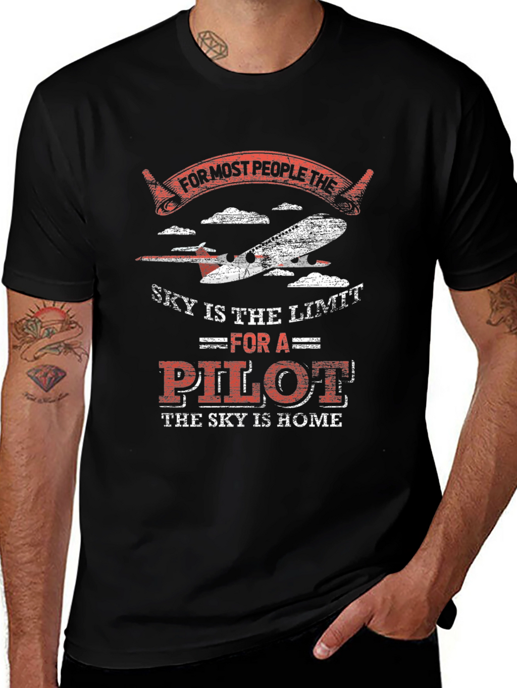 Pilot T-Shirt - Sky is Home