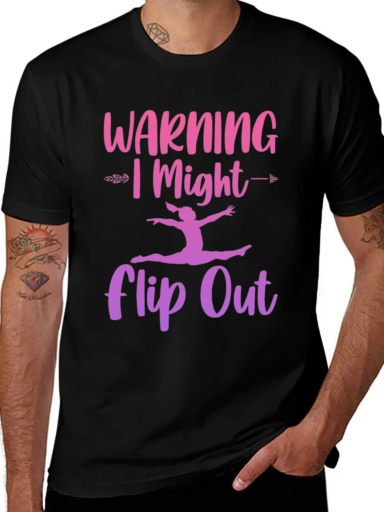 Warning I Might Flip Out T-Shirt