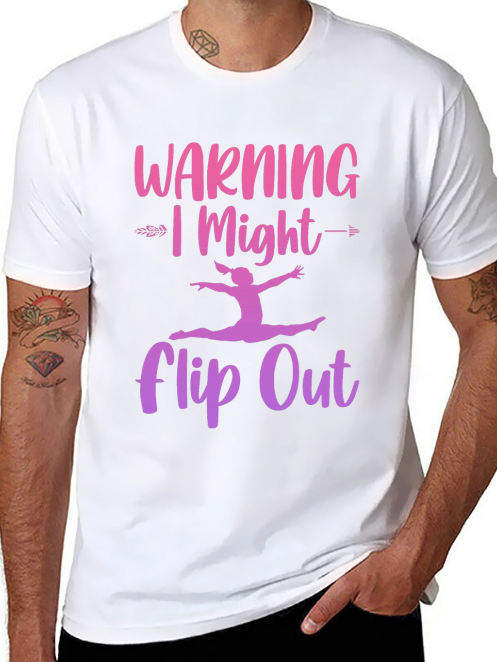 Warning I Might Flip Out T-Shirt