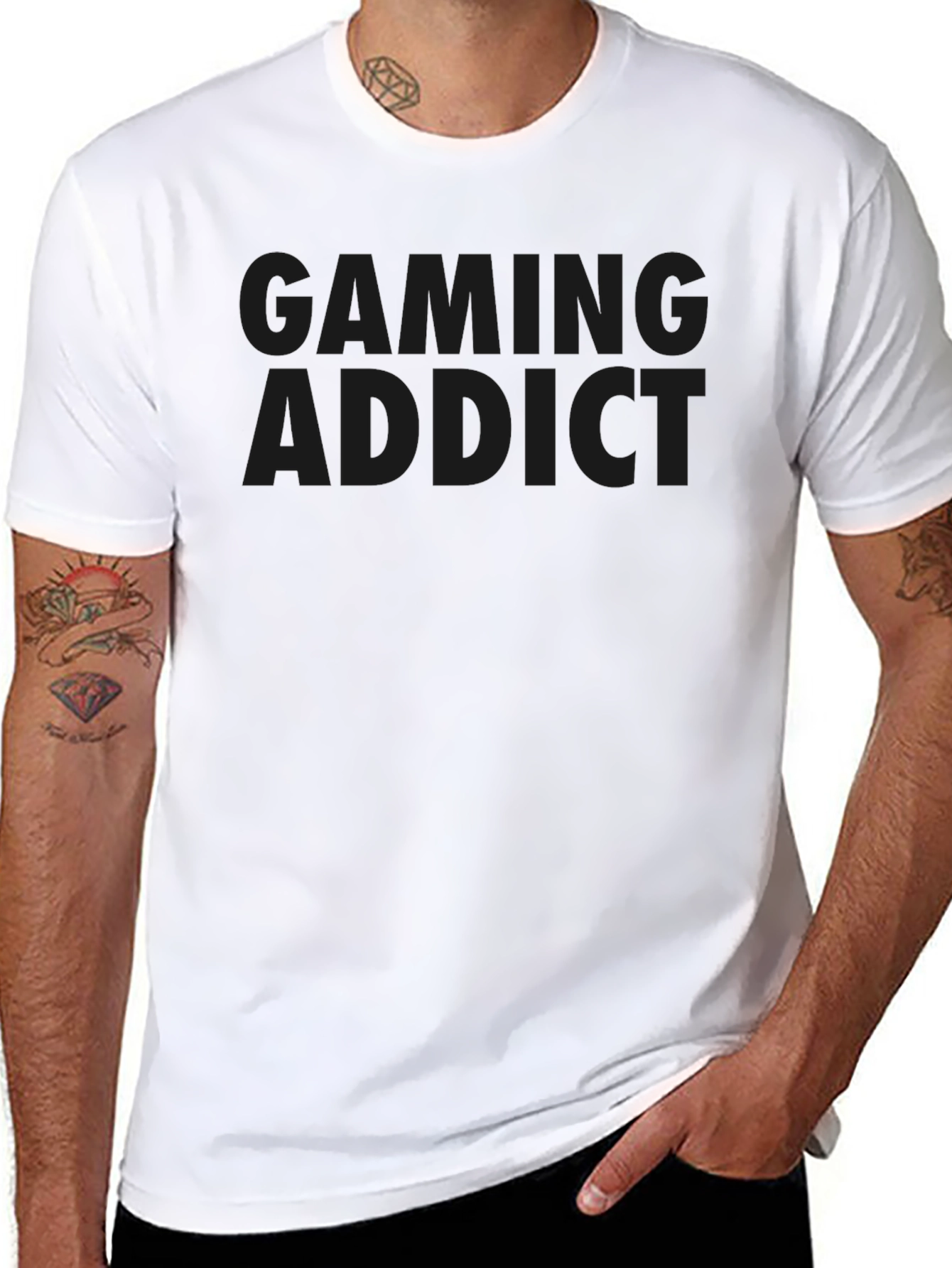Gaming Addict Black T-Shirt